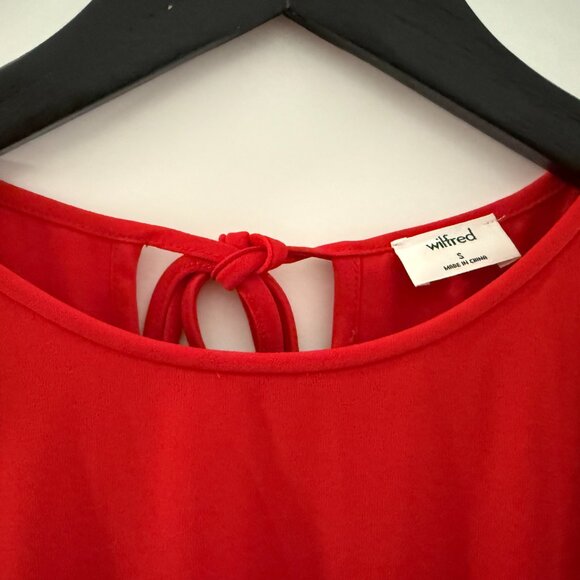 Aritzia Wilfred Fleurette Romper in red, Size Small - Picture 2 of 6